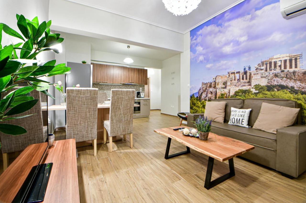 Serene N Modern Renovated Flat Ateny Zewnętrze zdjęcie